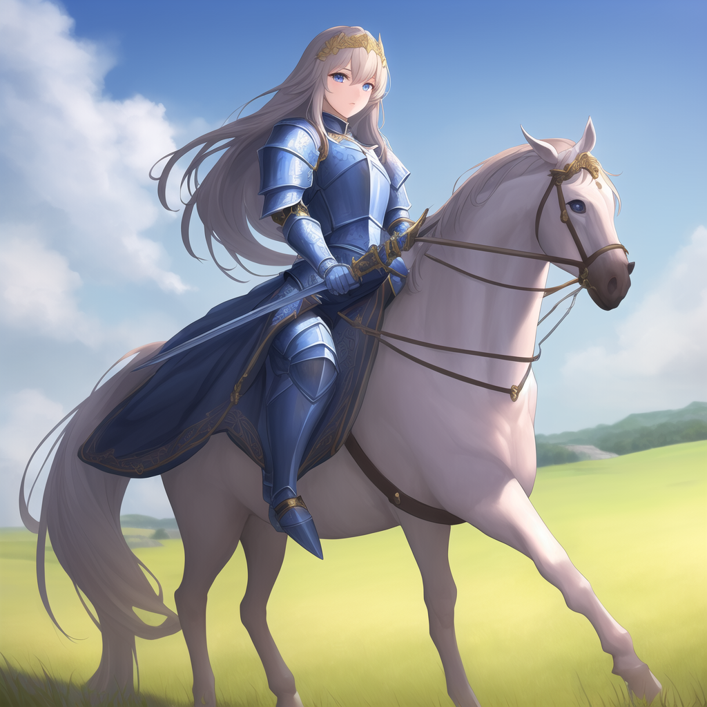 馬上の女騎士 | AIPICTORS