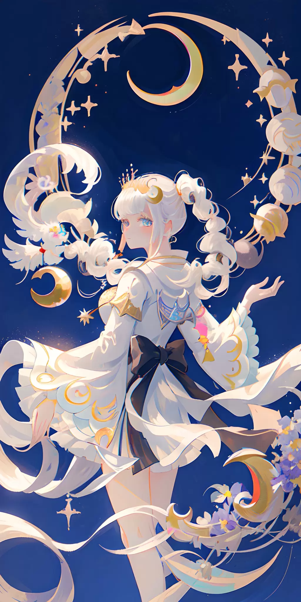 白月の女神 | Aipictors