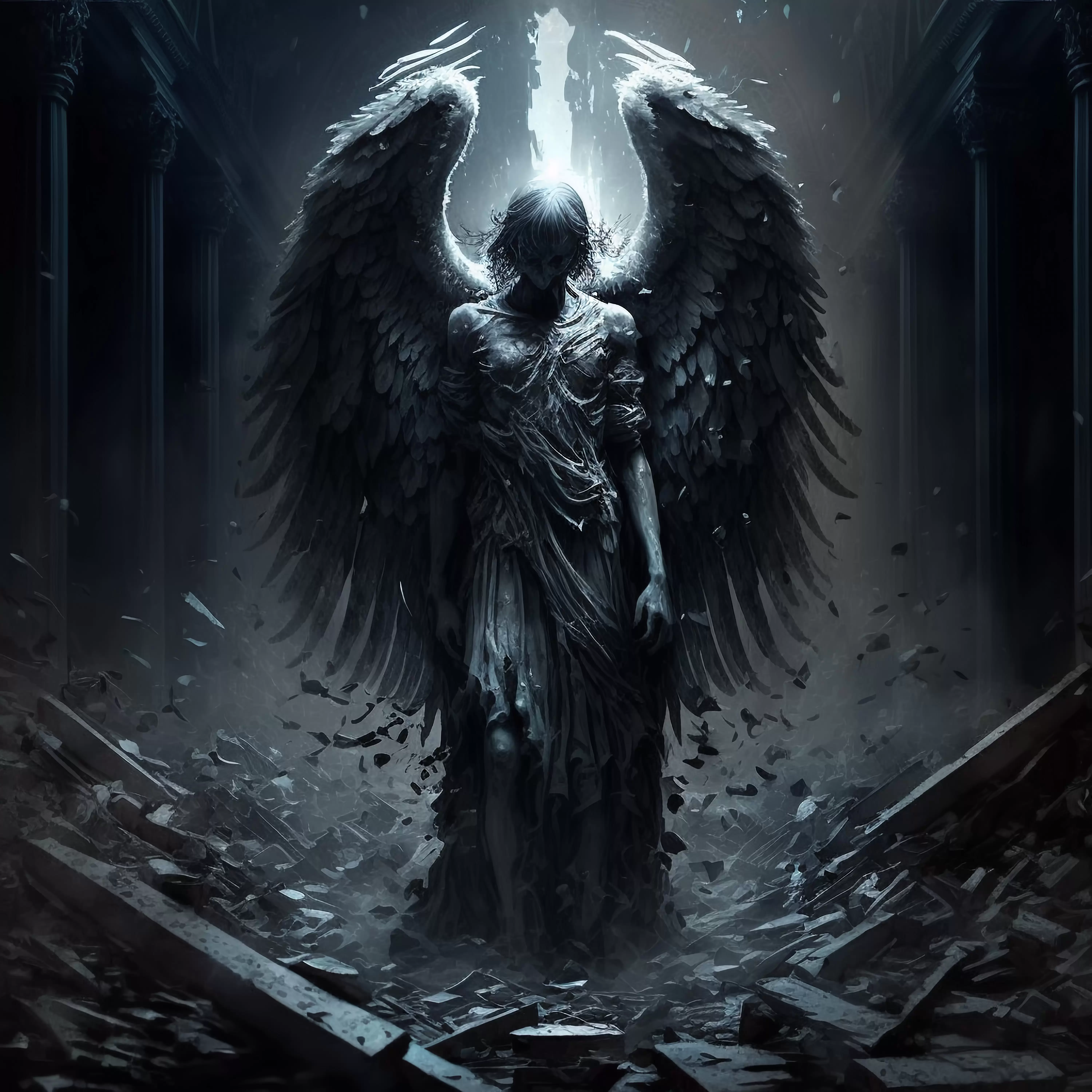 闇に堕ちた天使 | Aipictors