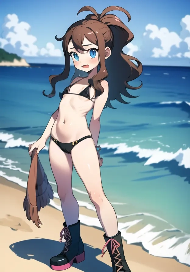 Pokemon BW Hilda bikini | Aipictors