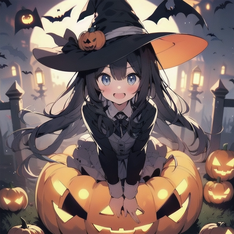 魔女とかぼちゃのハロウィン | Aipictors