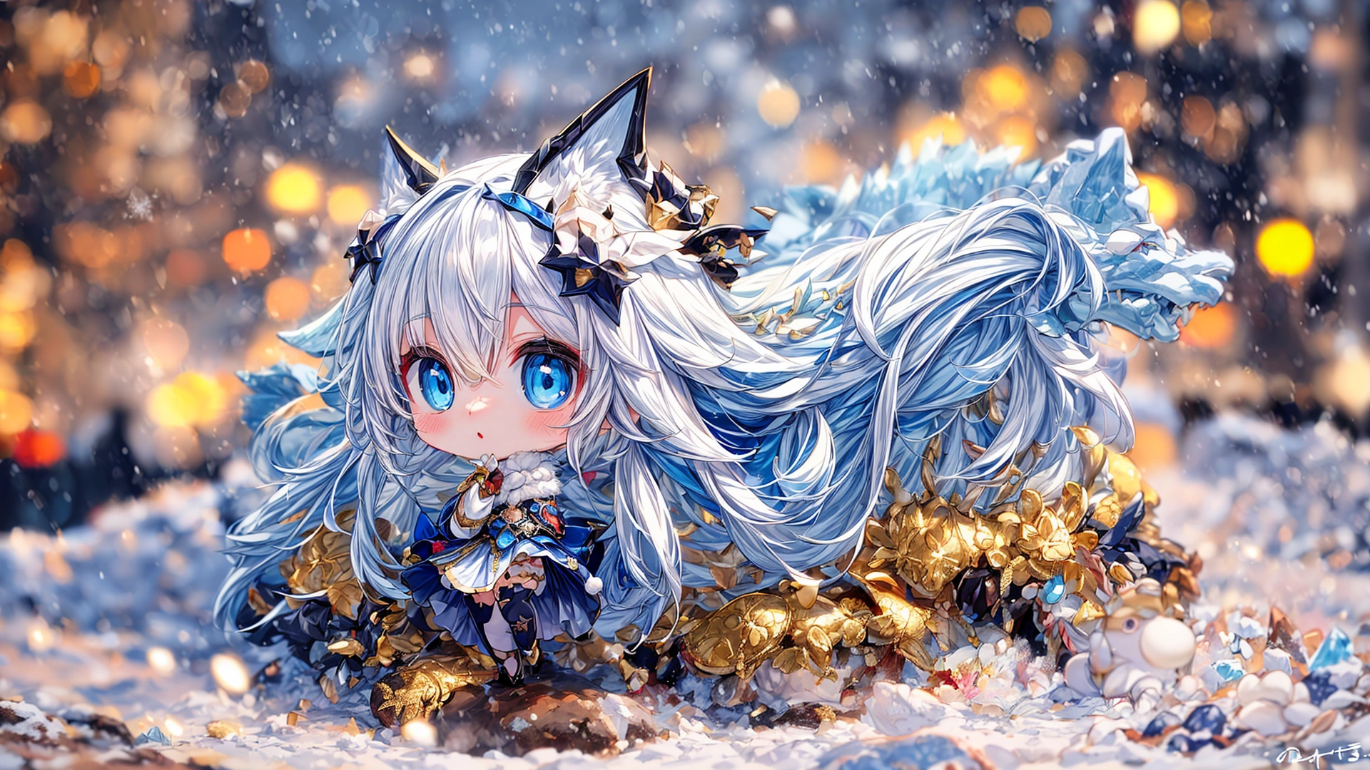 冬の妖精たちの日常風景 | Aipictors